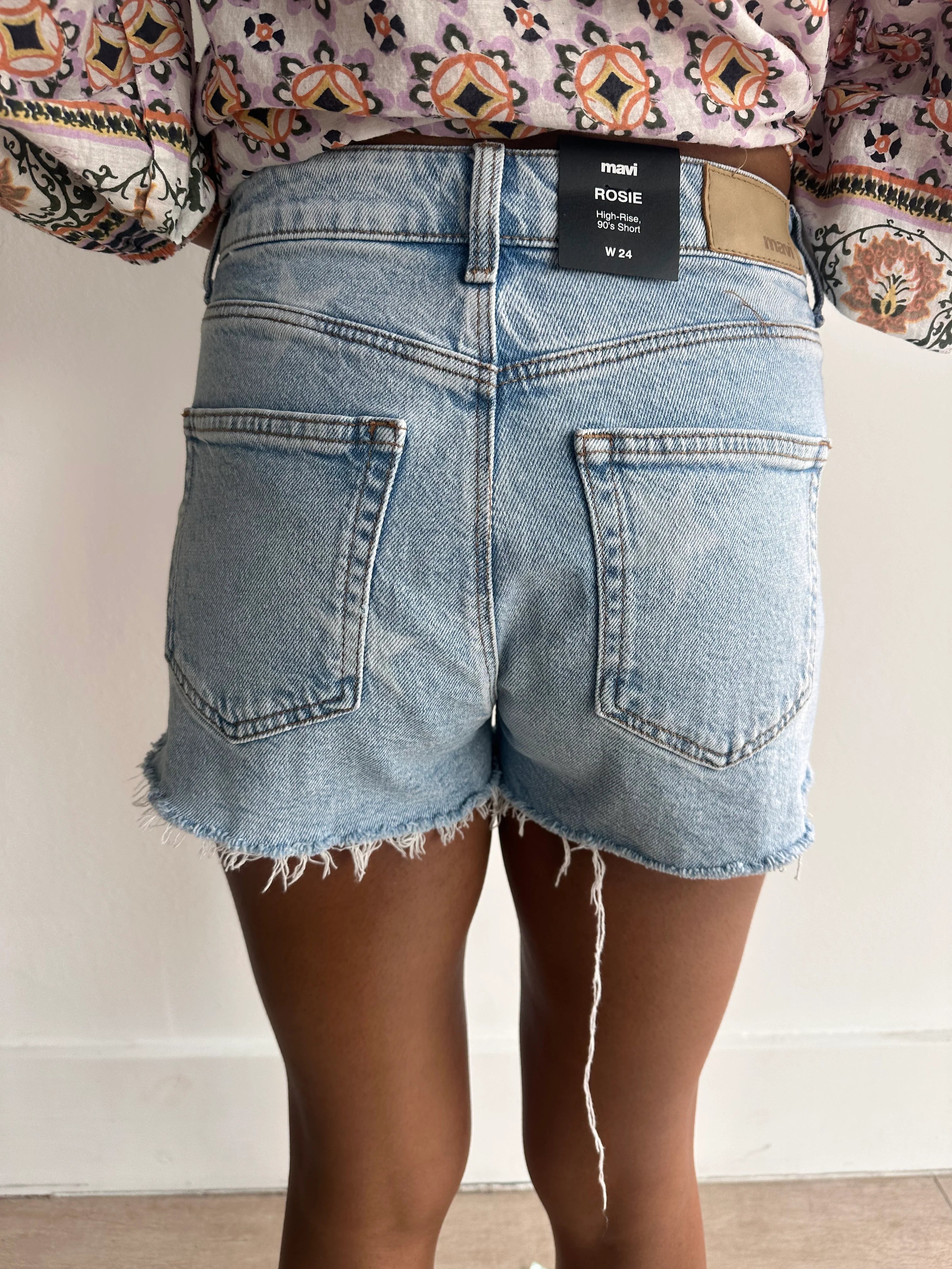 Rosie Star Denim Shorts
