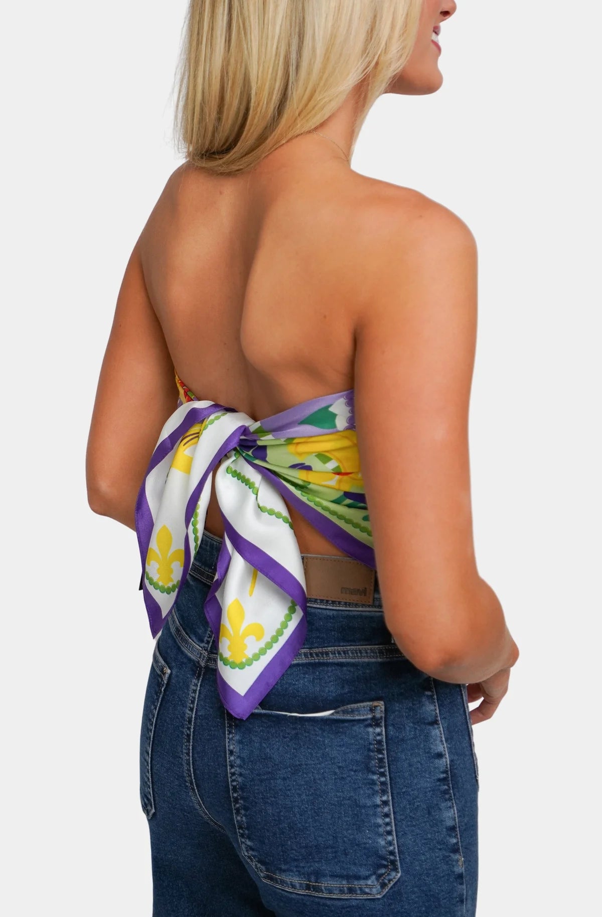 Mardi Gras Saturday Scarf