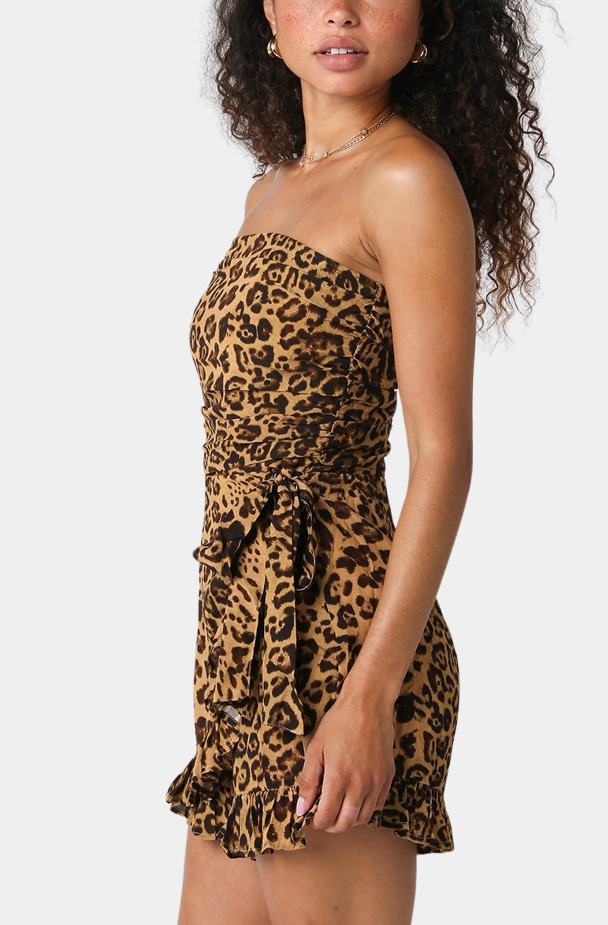 Sofia Leopard Romper