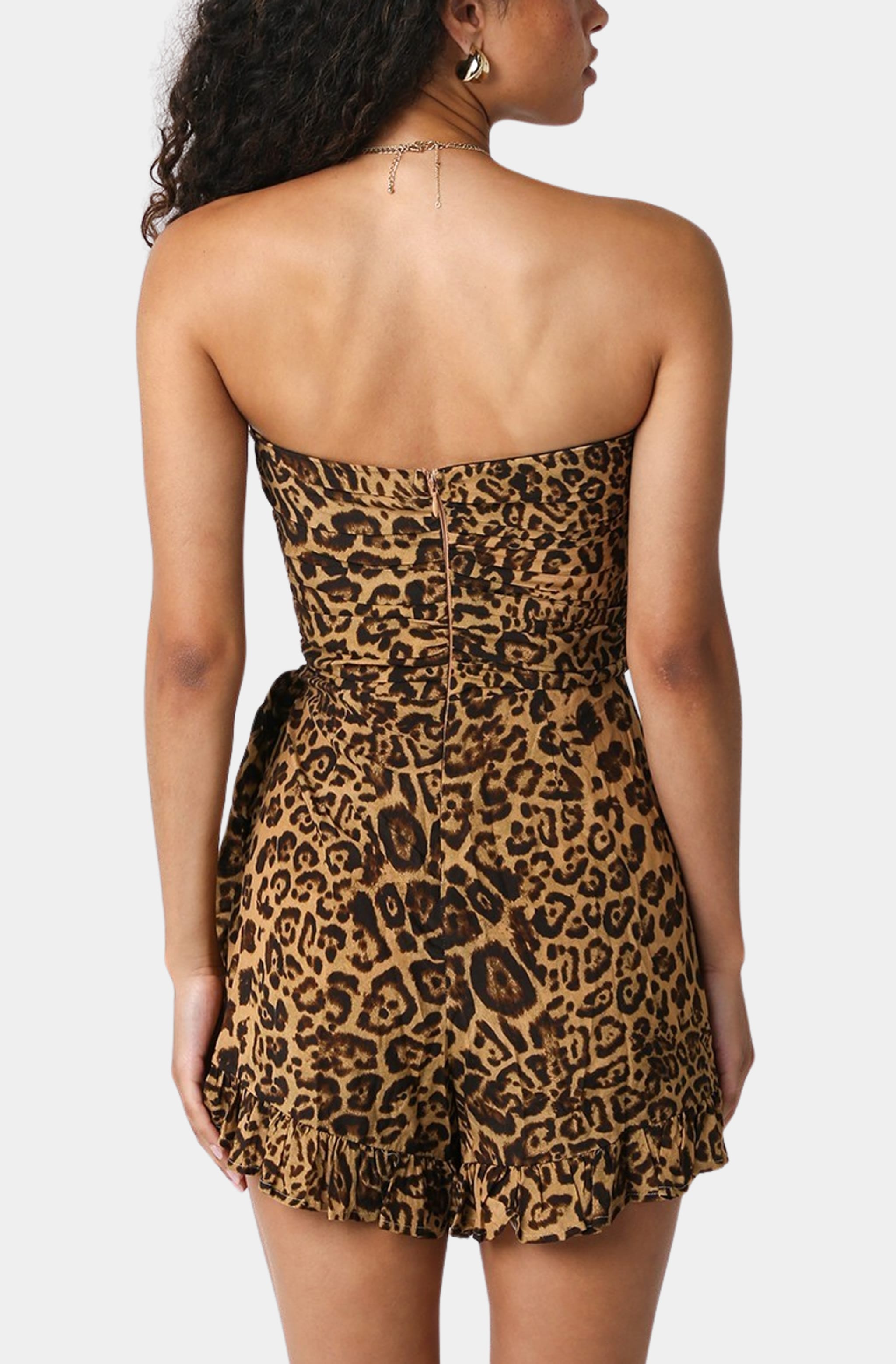 Sofia Leopard Romper