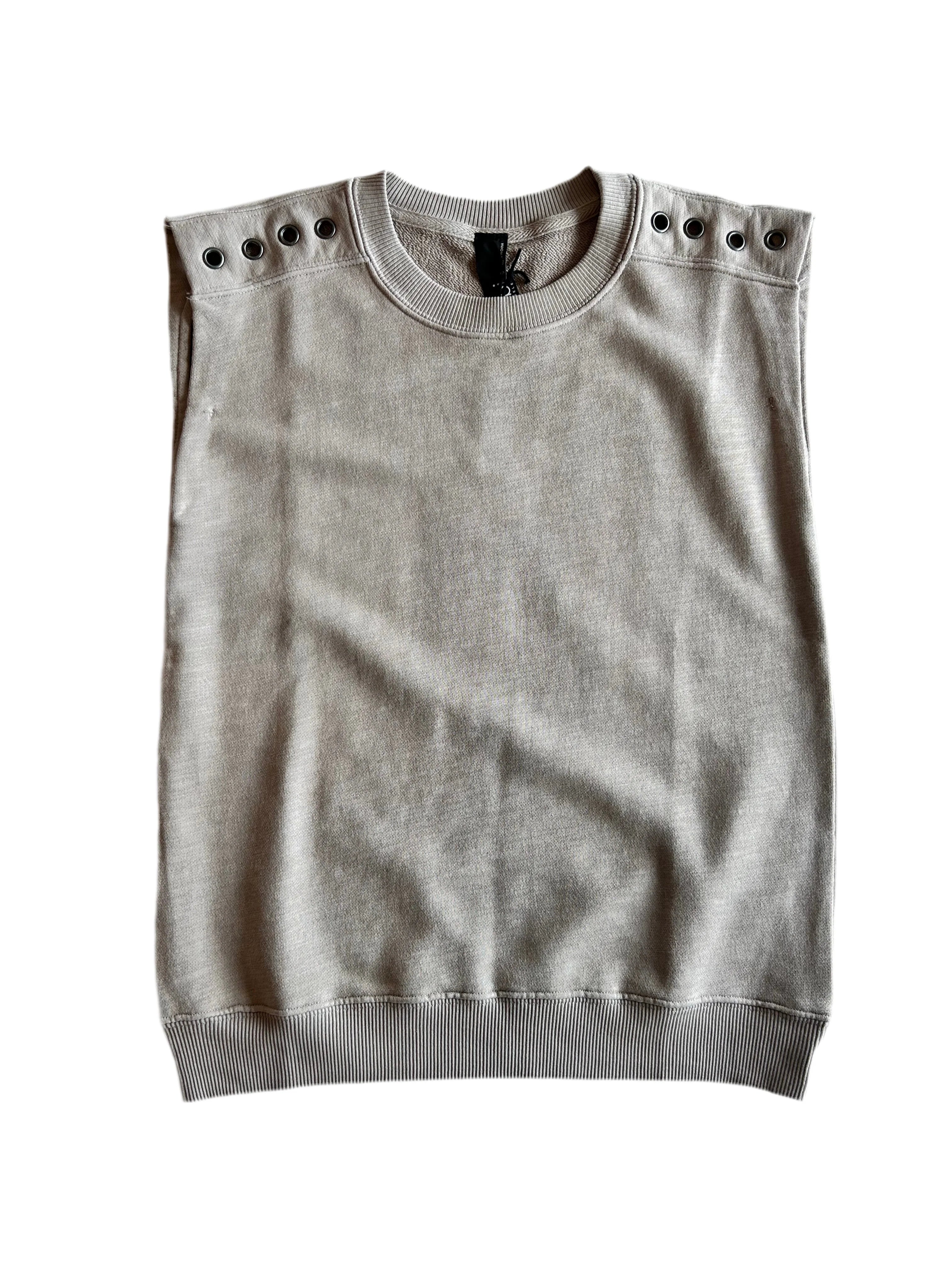 Eyelet Muscle Tee