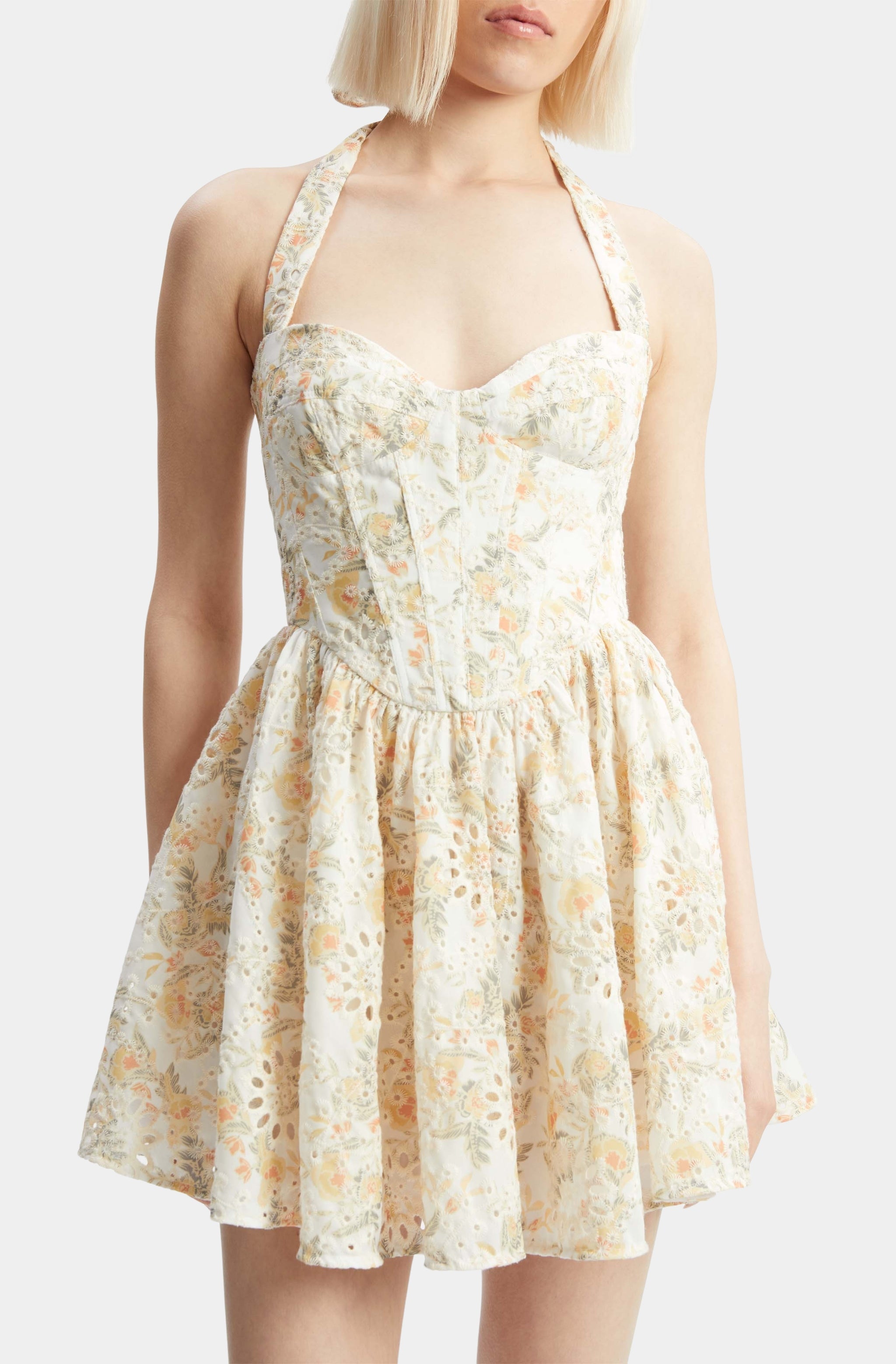 Pollie Halter Mini Dress Hemline Mandeville Pollie Halter Mini Dress Hemline Mandeville