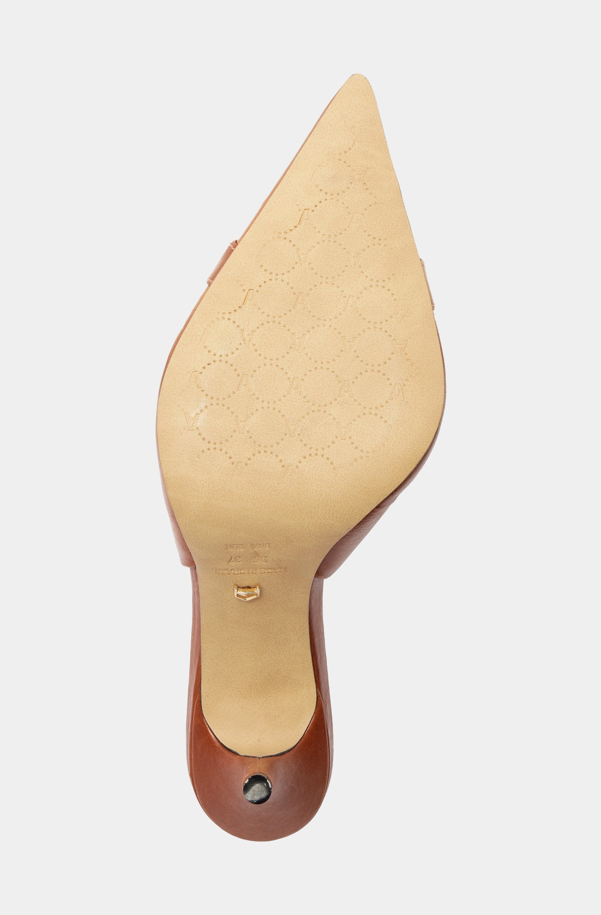 Brown Heel with Gold Detail