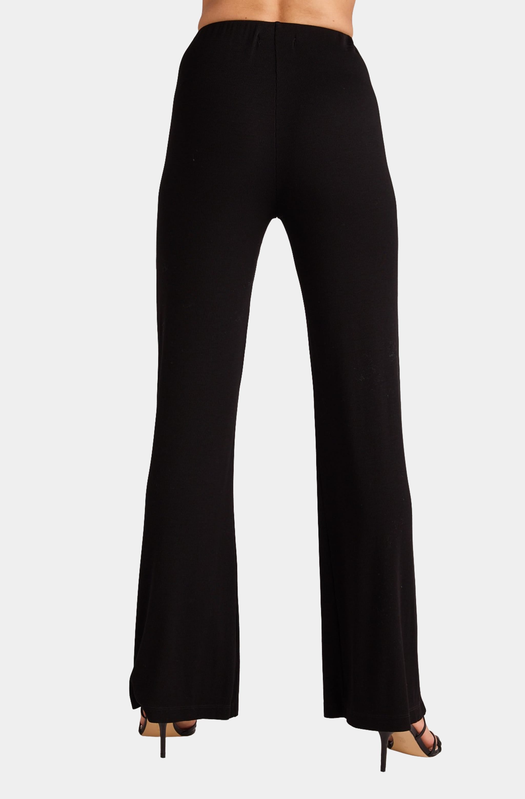 Rib Wide Leg Pant