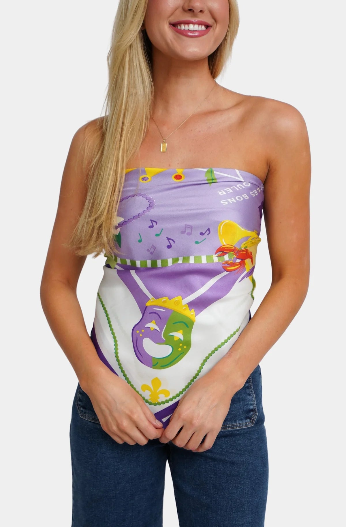 Mardi Gras Saturday Scarf