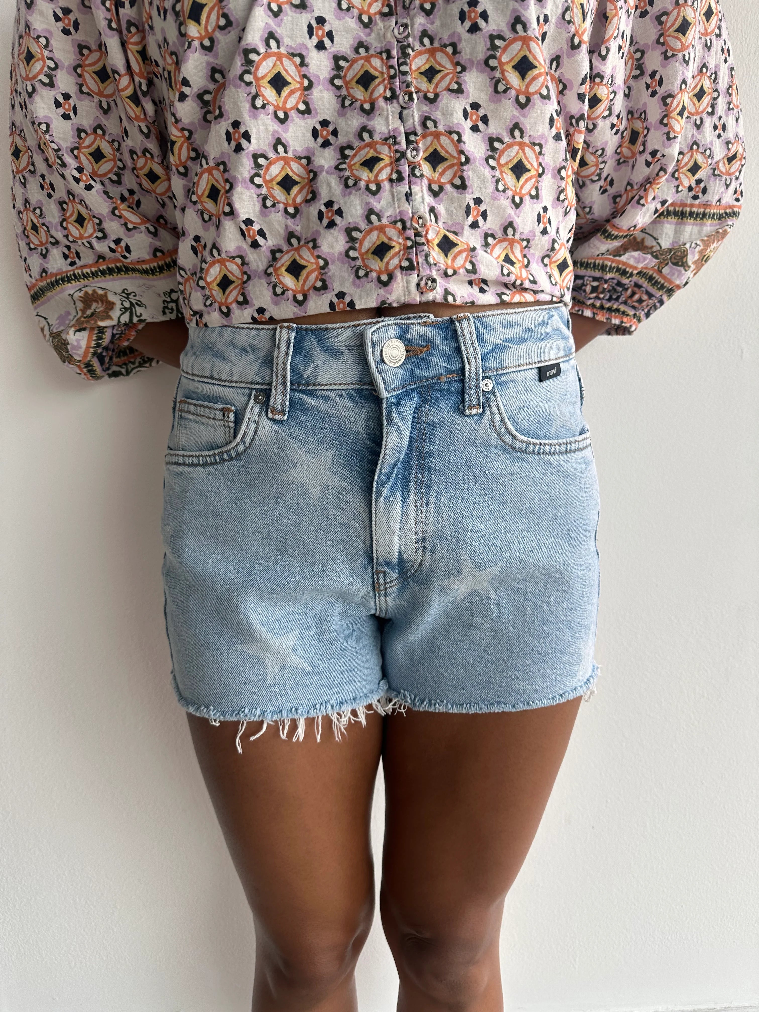 Rosie Star Denim Shorts