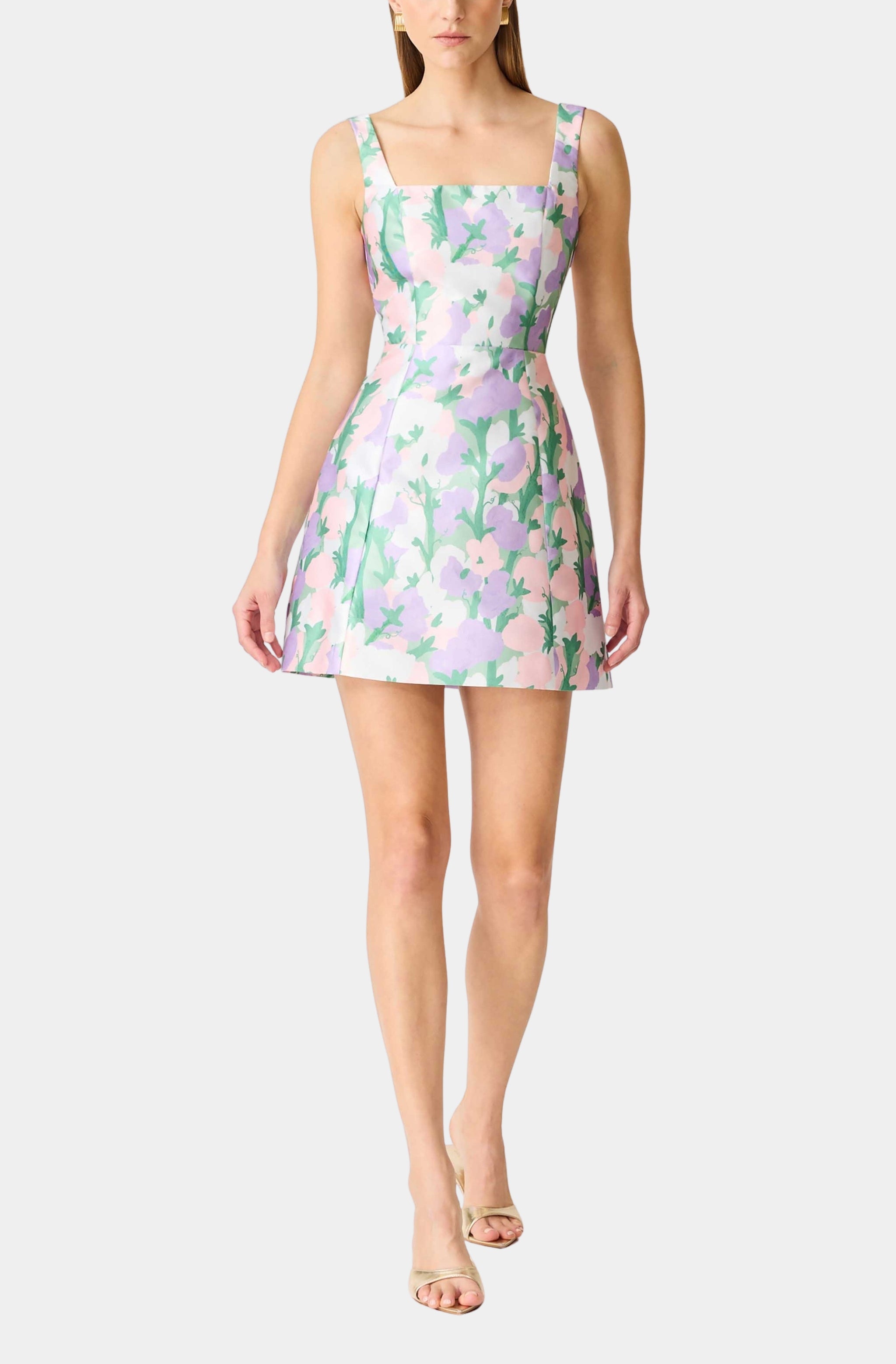 Lavina Square Neck Mini Dress