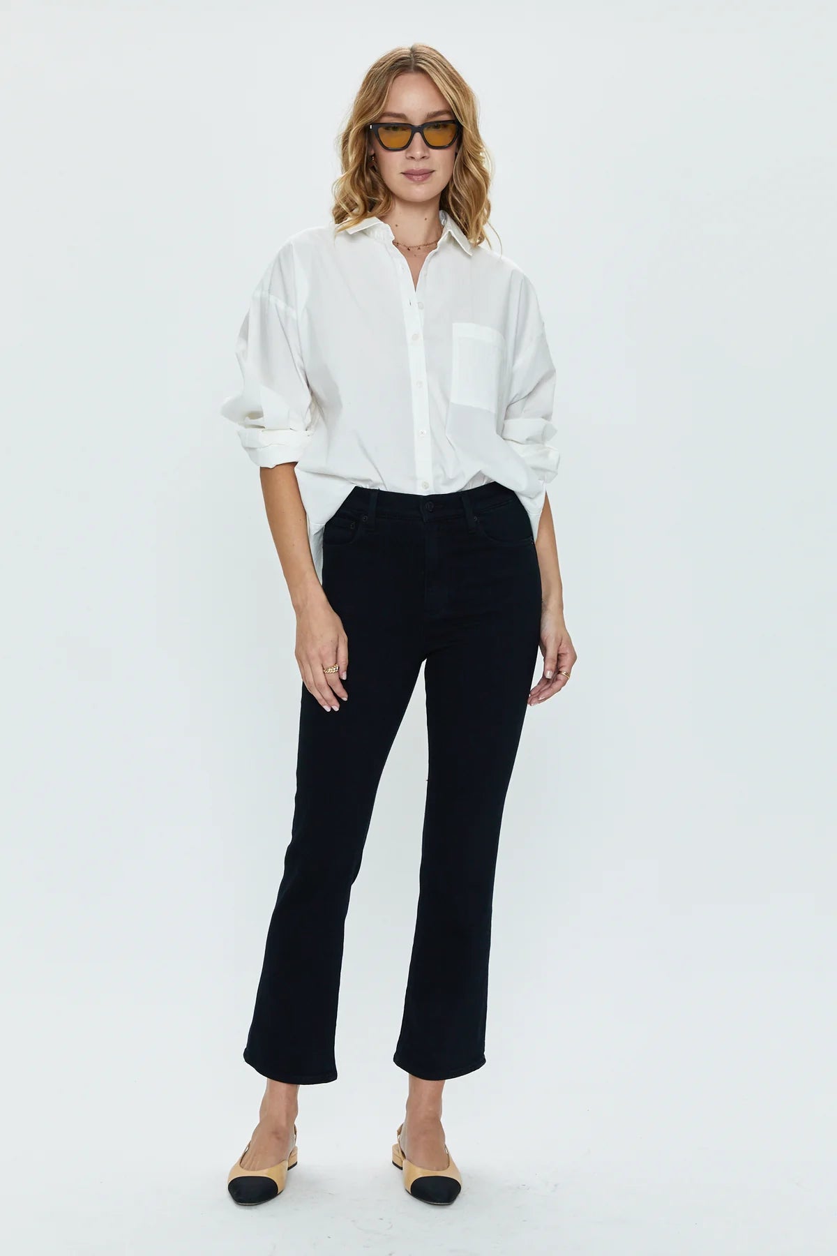 Lennon Pant in Dark Vinyl