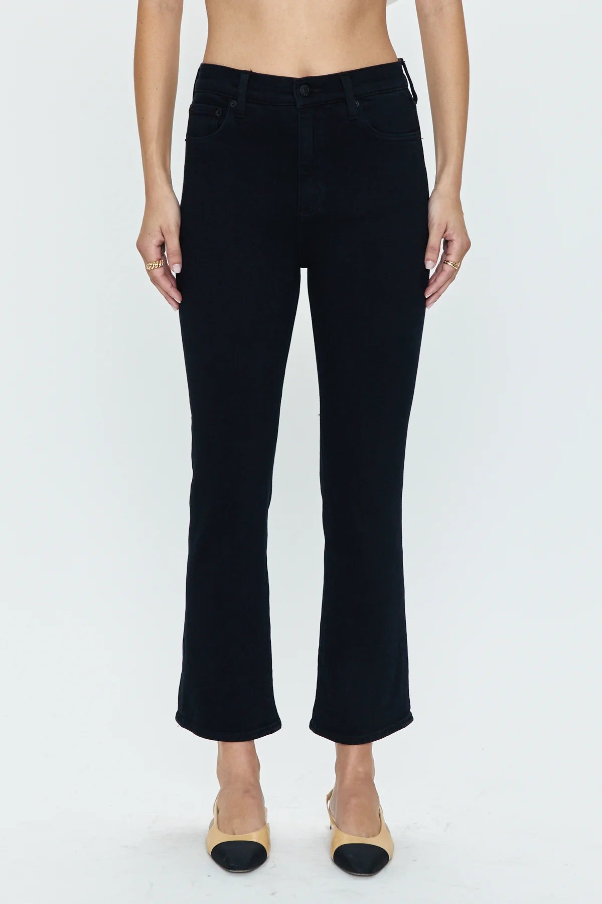 Lennon Pant in Dark Vinyl