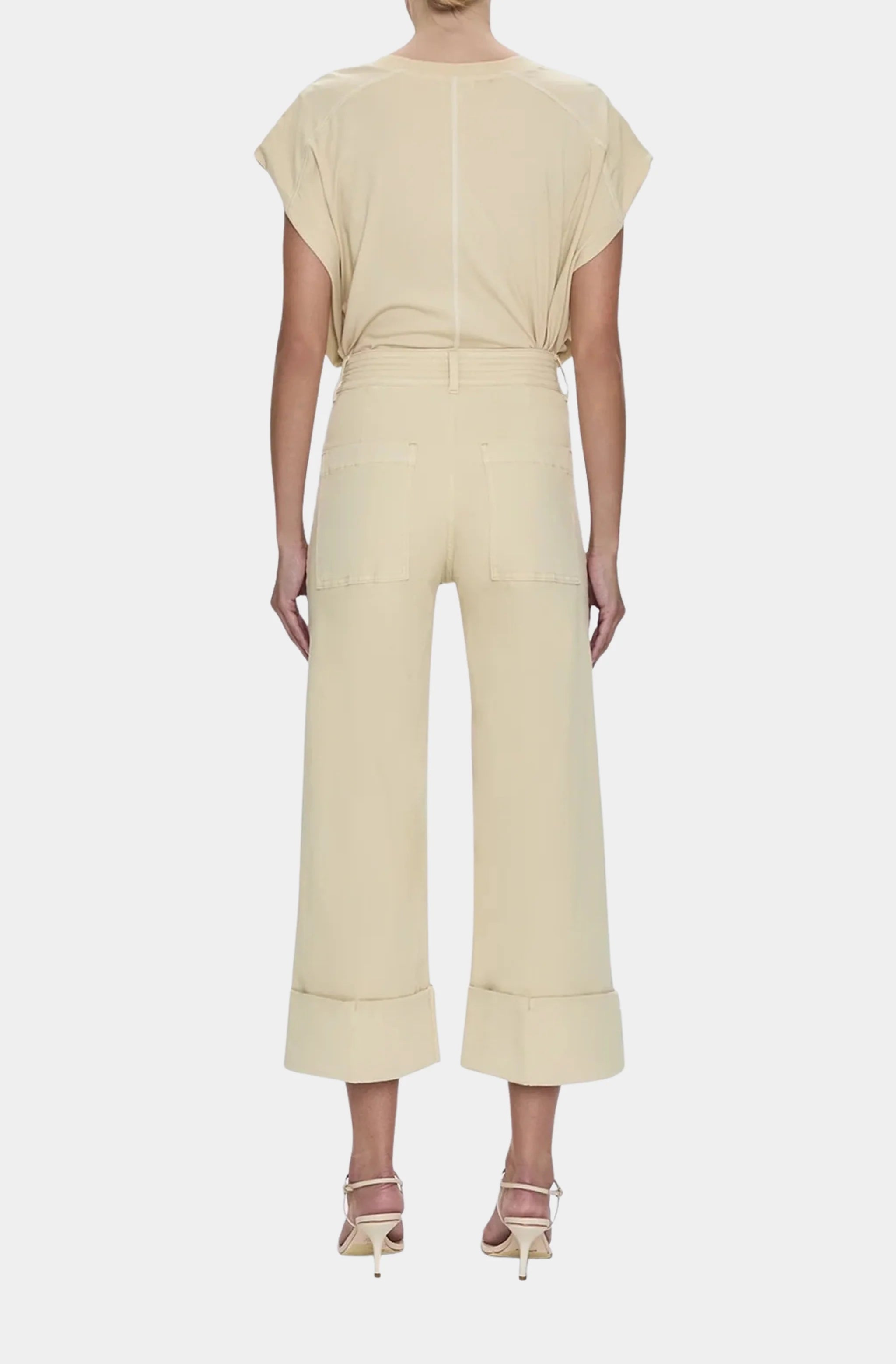 Maya Cuffed Hem Wide Leg
