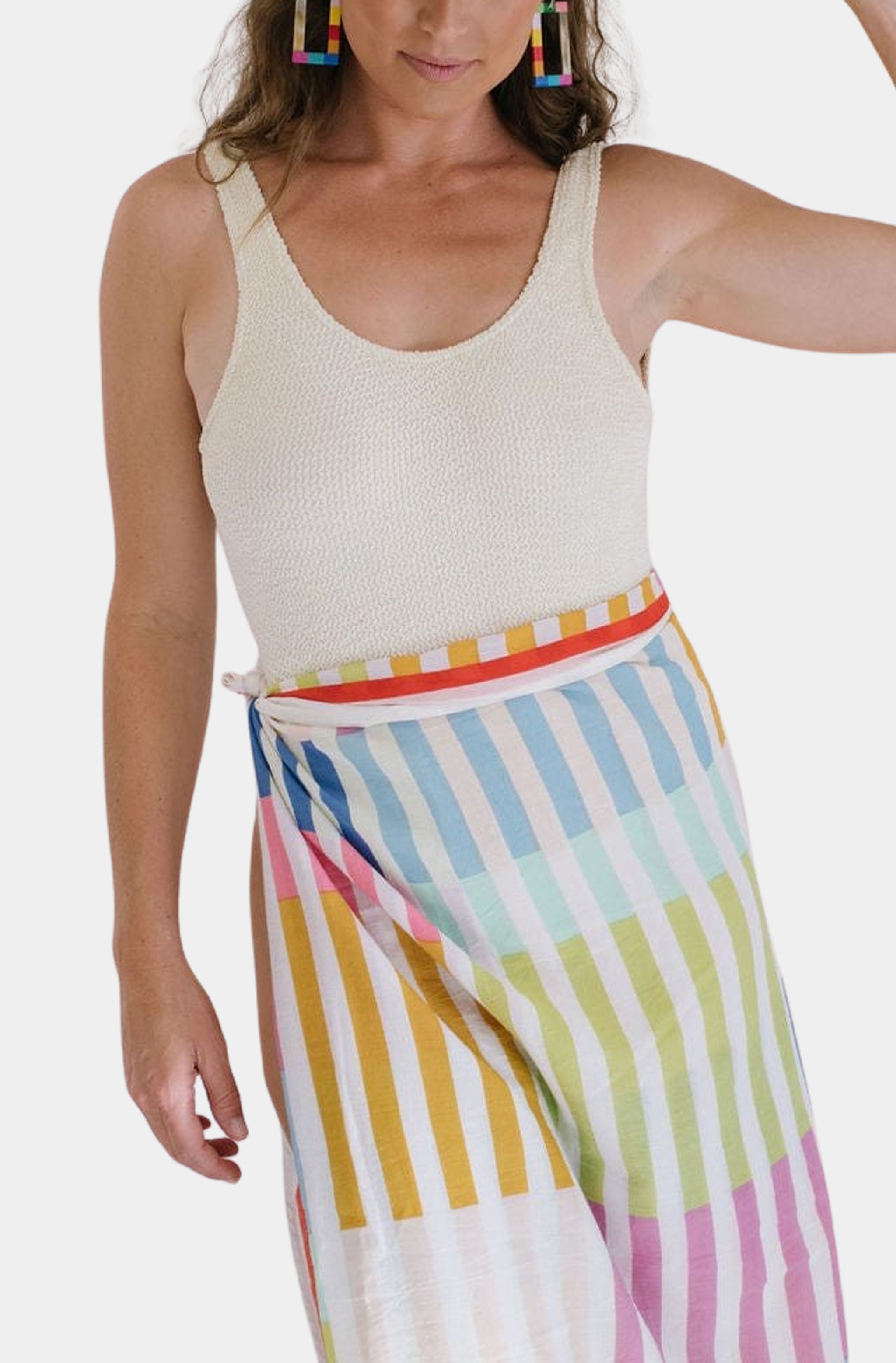 Rainbow Stripe Sarong