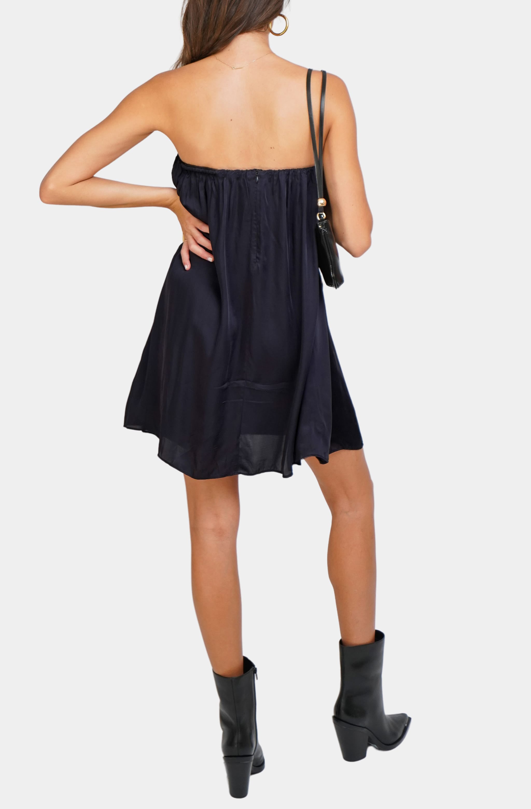 Hemline Exclusive Charmer Scarf Mini Dress