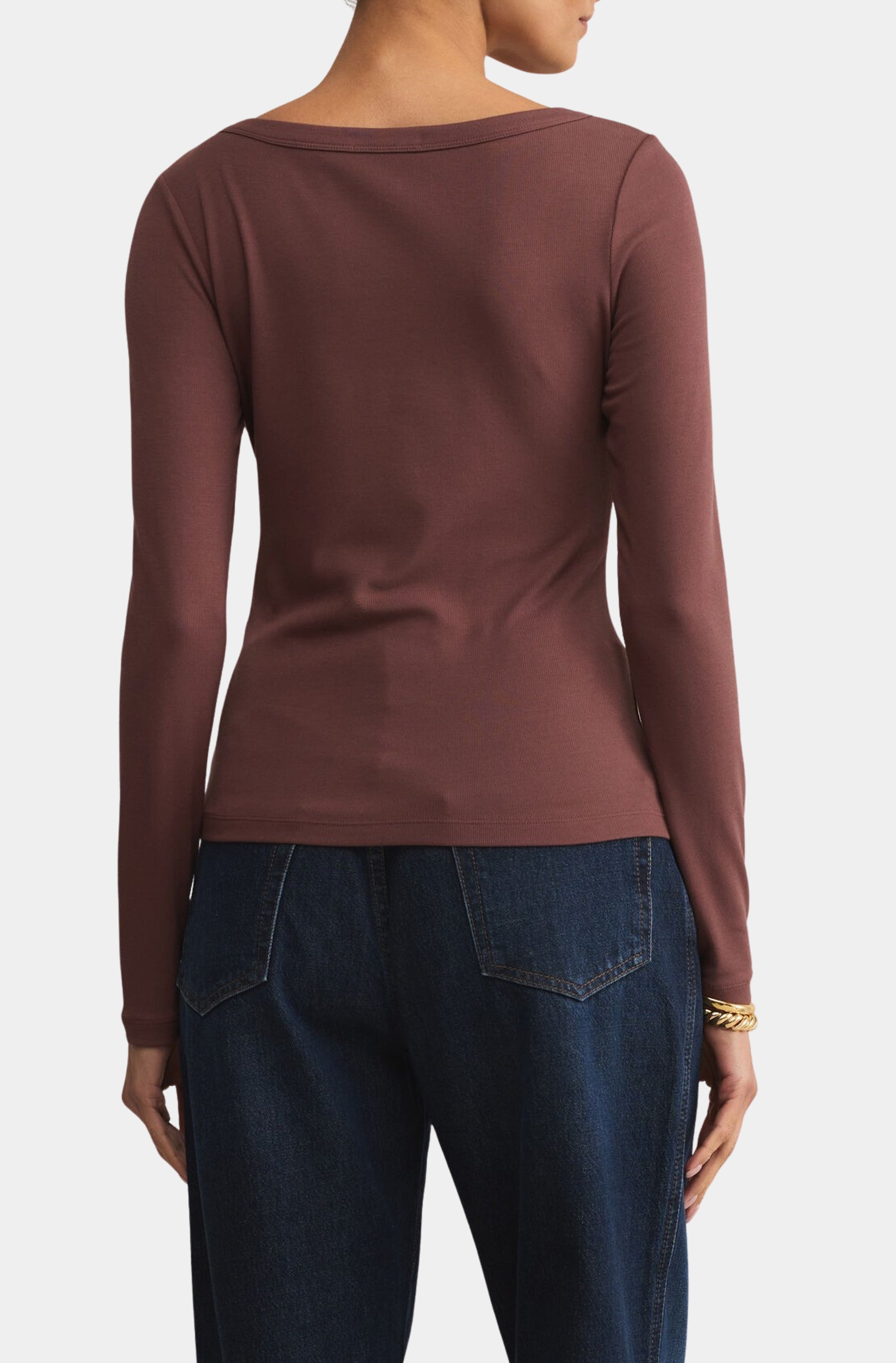 Second Skin Scoop Neck Top