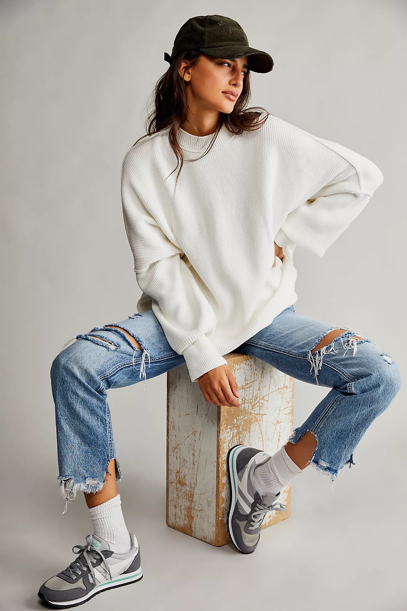 Easy Street Tunic in Painted White