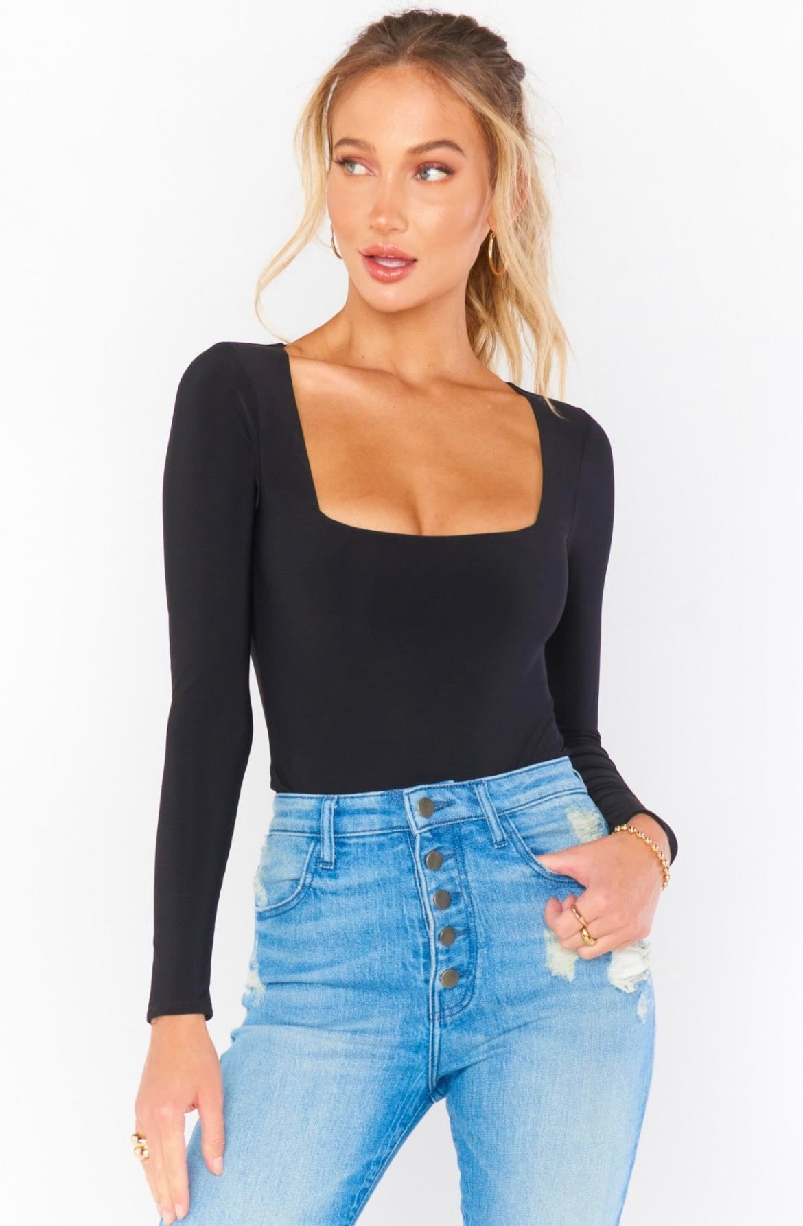Unreal Bodysuit Black Stretch