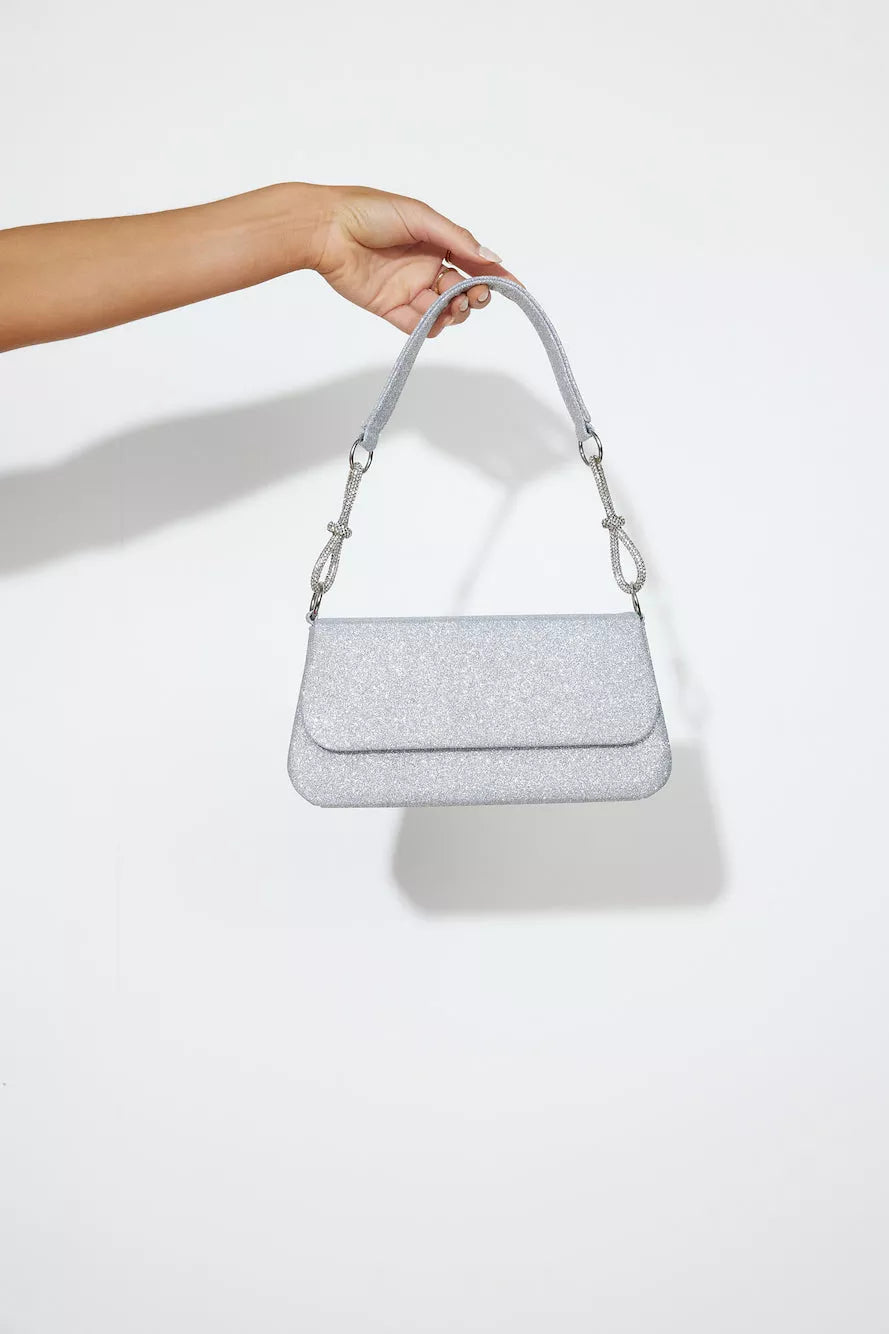 Glitter shoulder bag hot sale