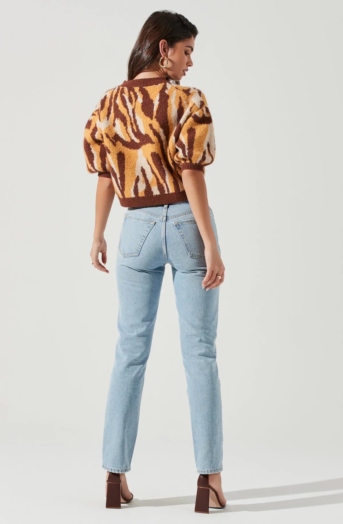 Colette Animal Print Puff Sleeve