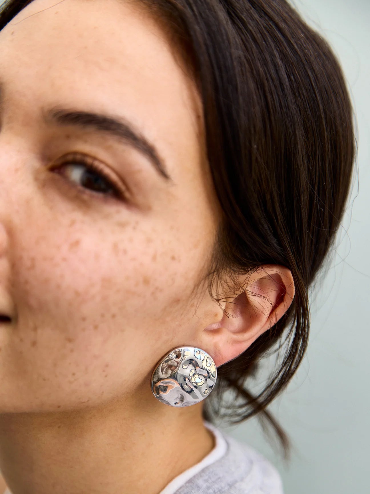 Round Statement Earrings
