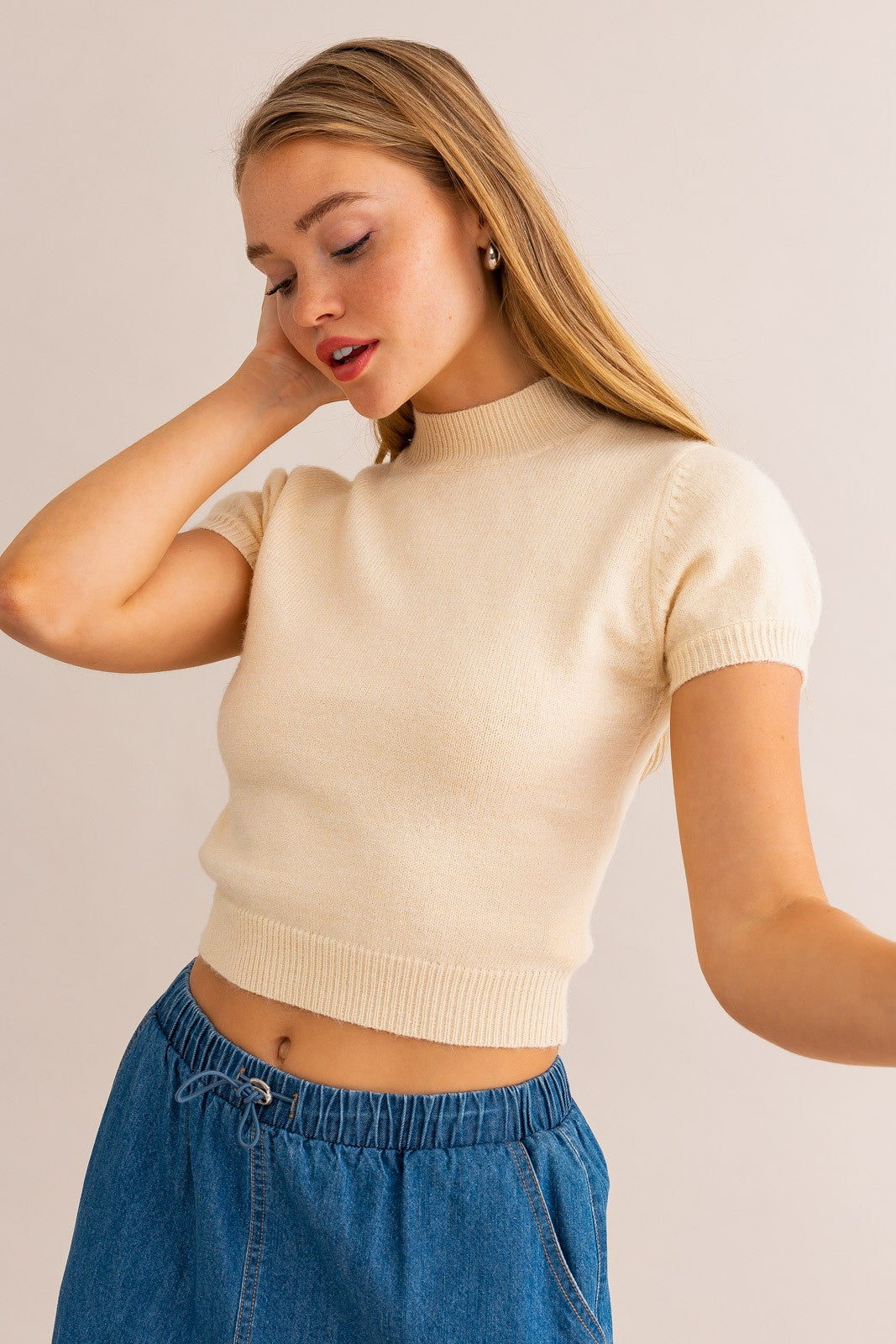 Paola Top in Cream
