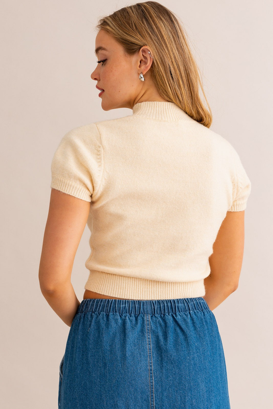 Paola Top in Cream