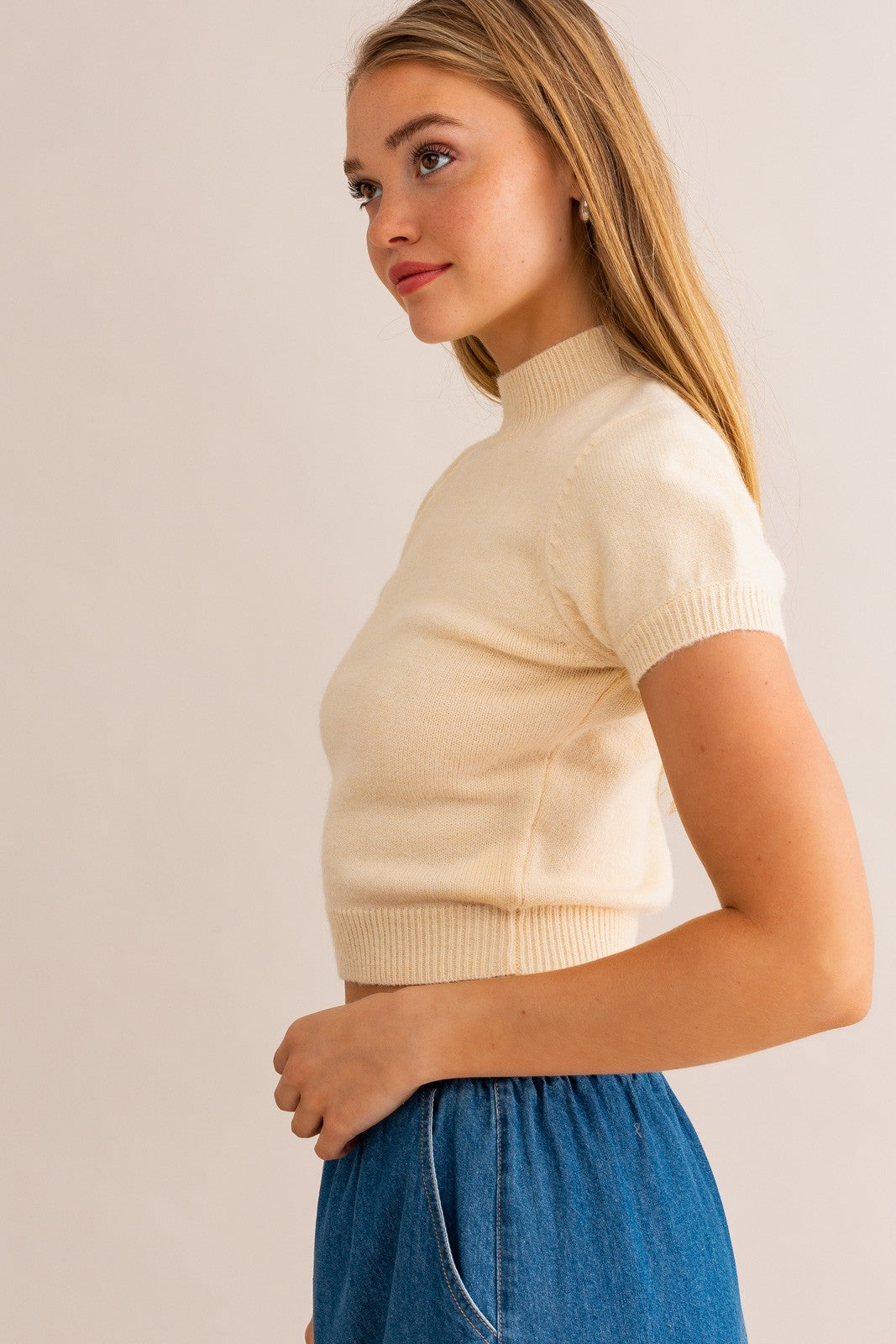 Paola Top in Cream