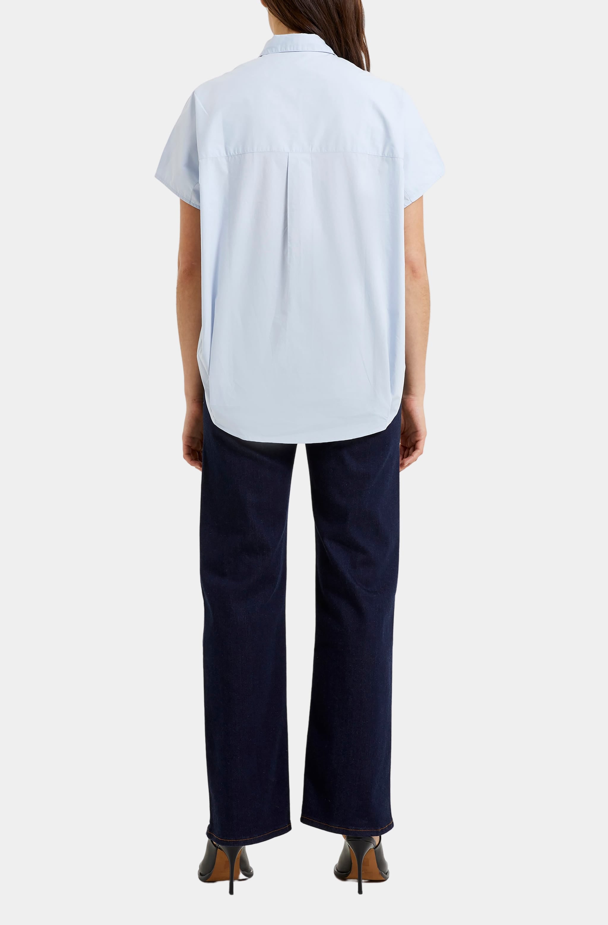 Poplin Shirting Popover Short Sleeve