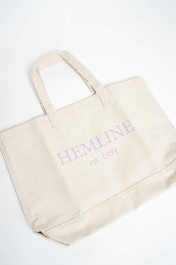 Hemline Canvas Tote Bag