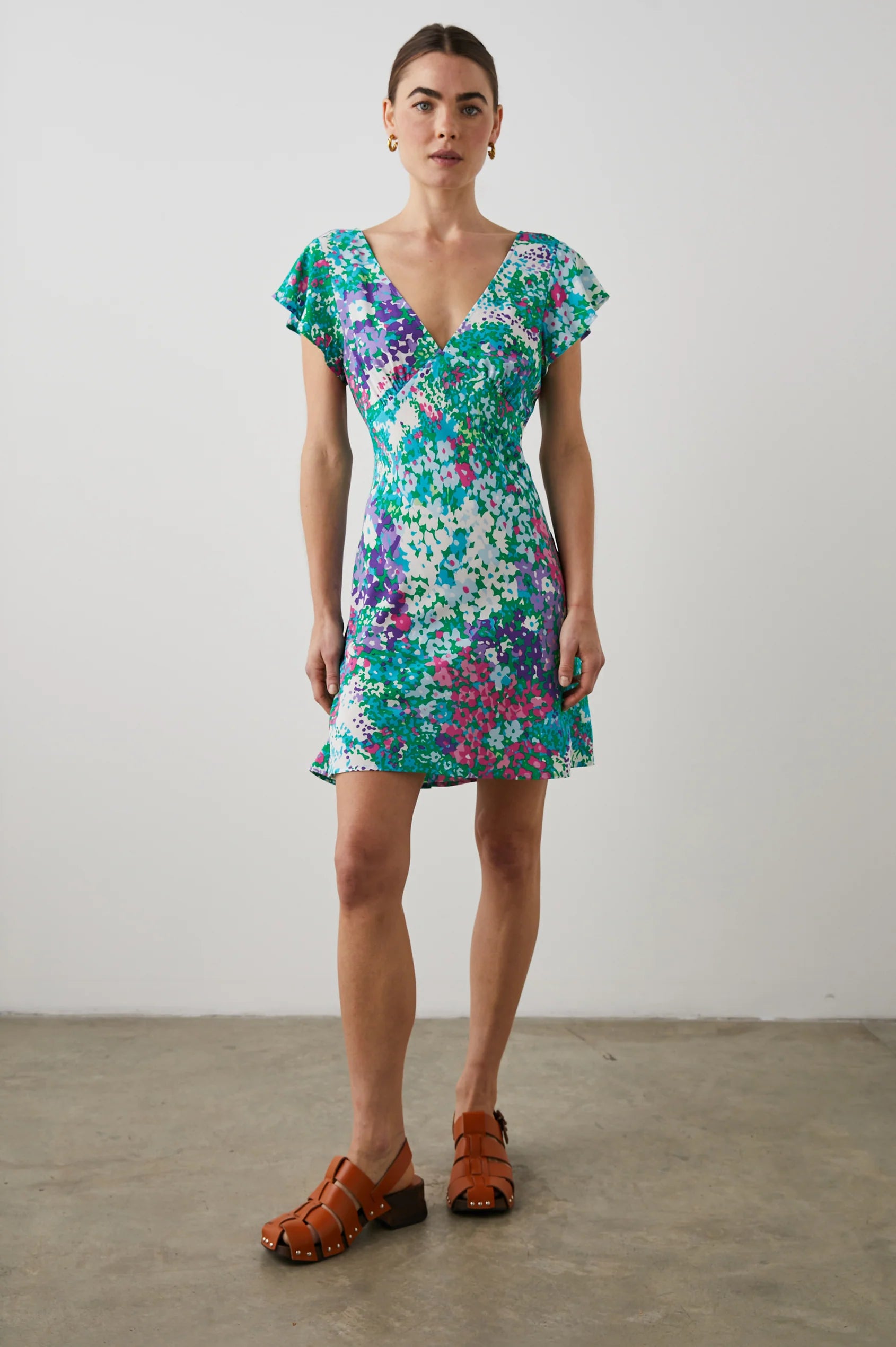 Gigi Dress in Gardenia Floral