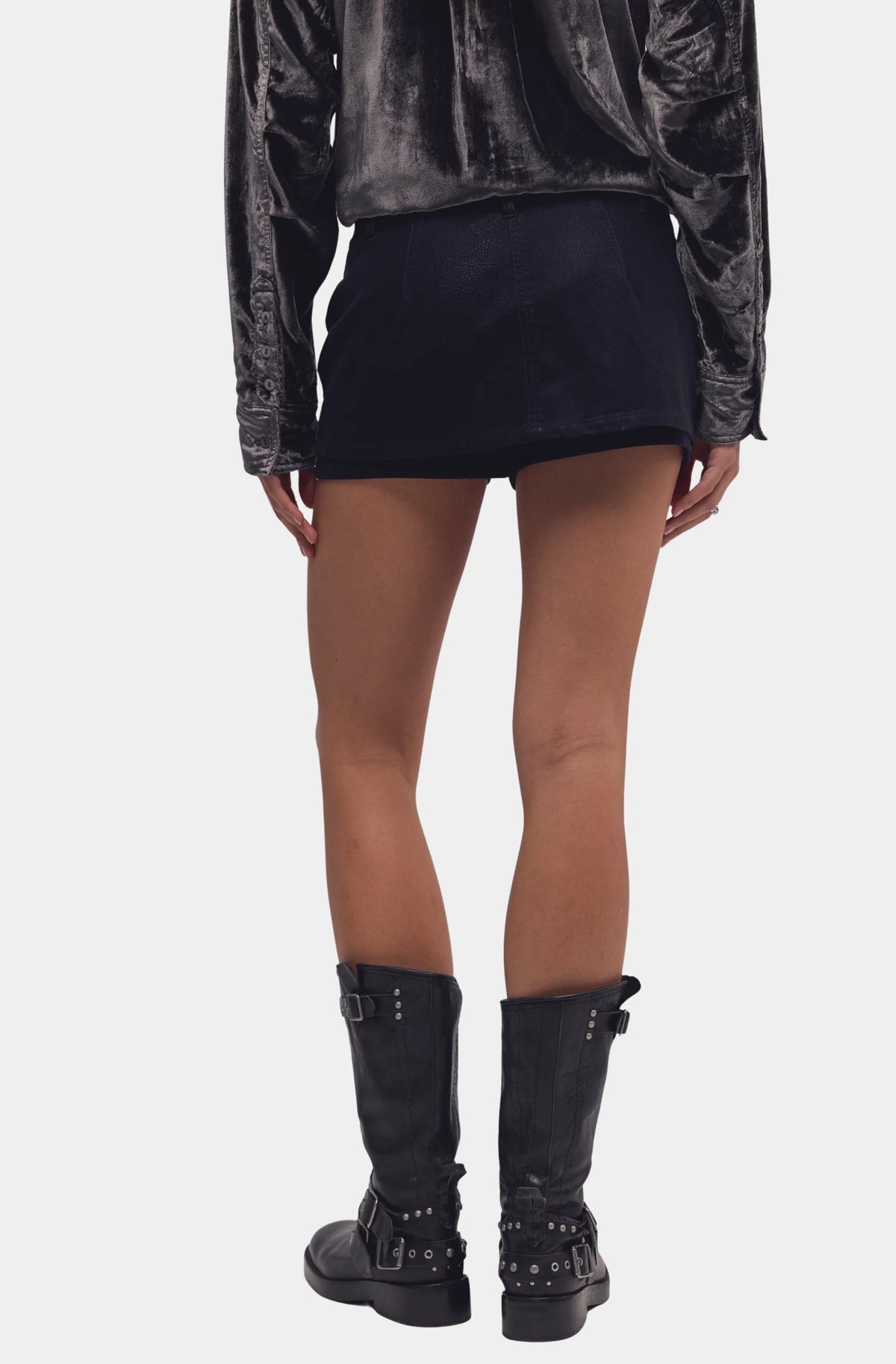 Gallivanting Suede Skort