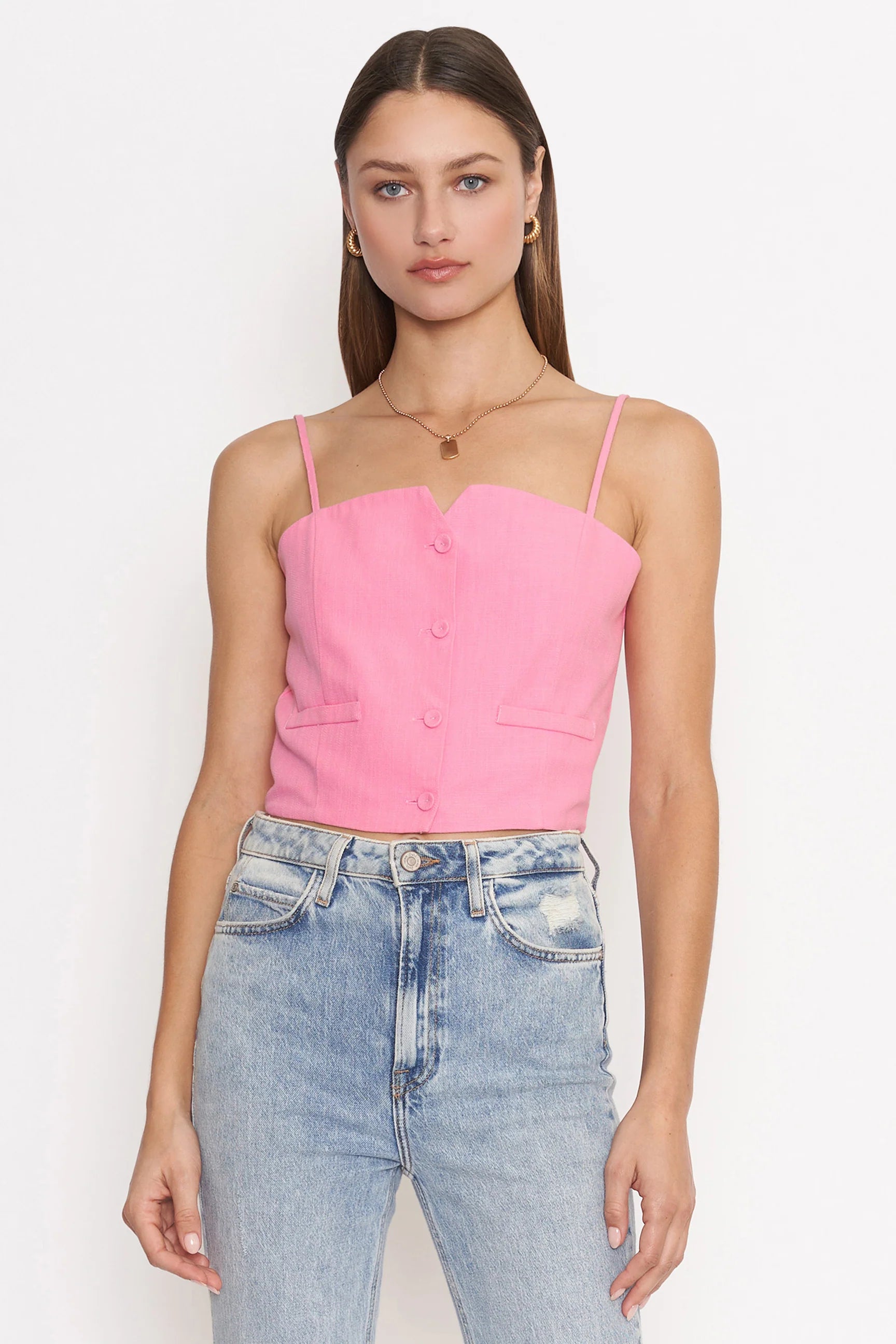Aubree Top in Pink