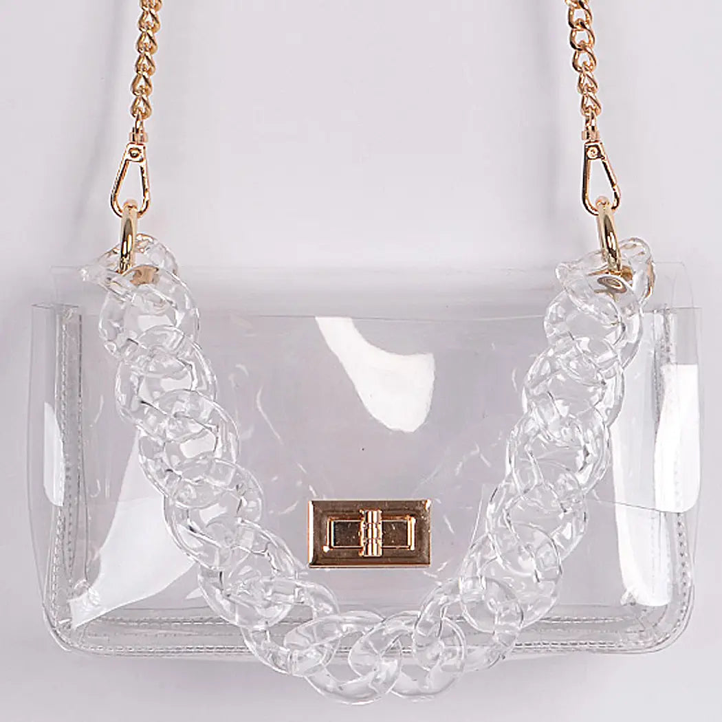 Acrylic Chain Clear Bag