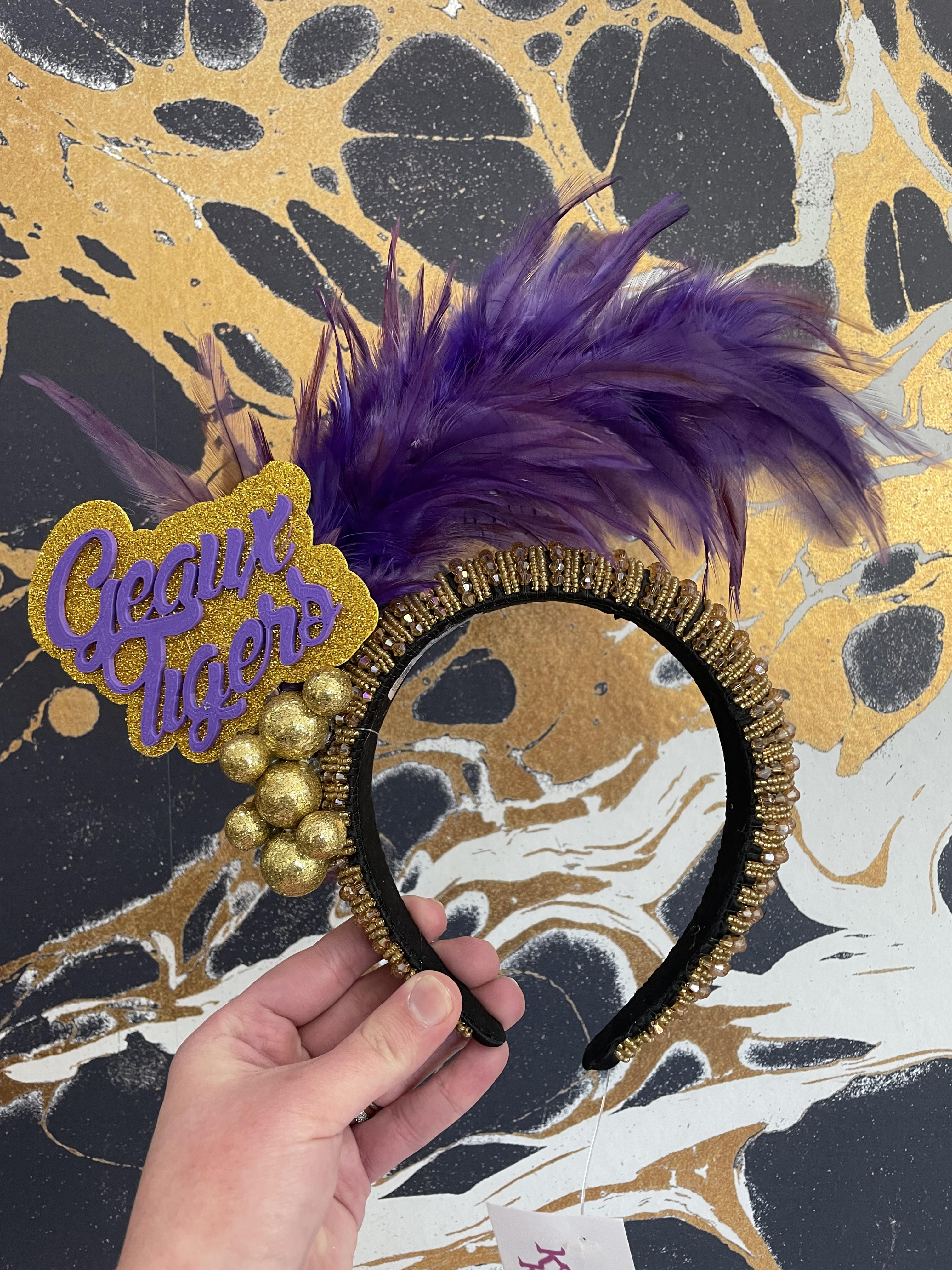 Geaux Tigers Headband