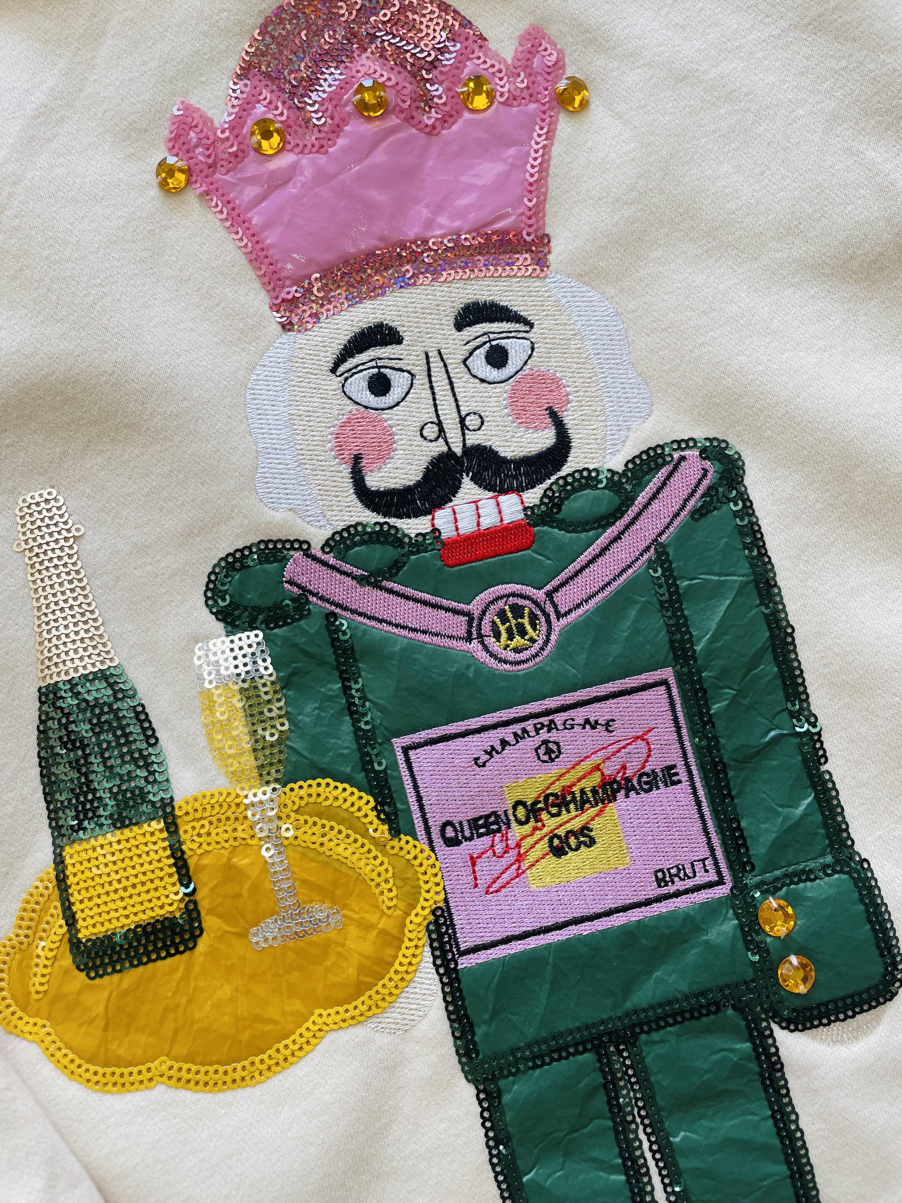 Beige Nutcracker Server Sweatshirt