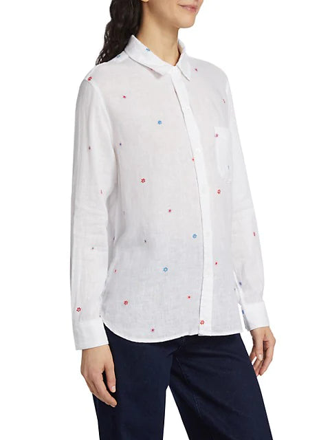 Charli Top in Multi Daisy
