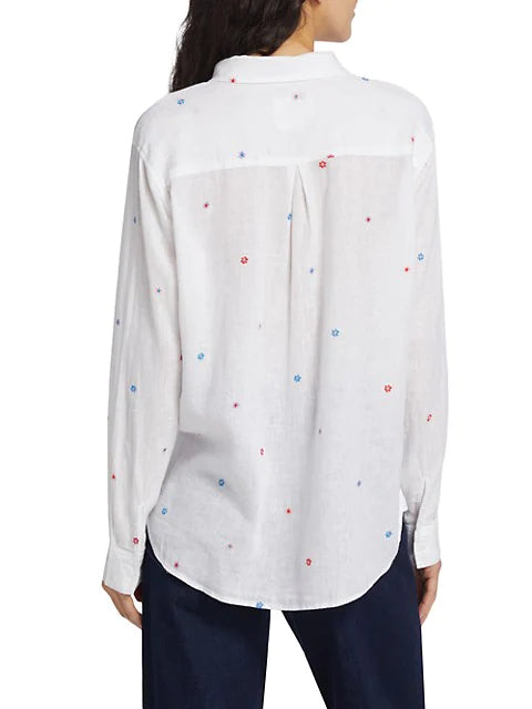 Charli Top in Multi Daisy