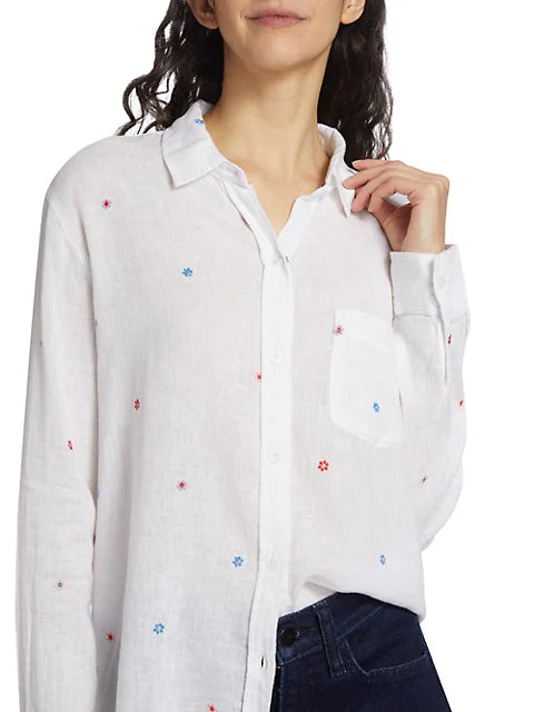 Charli Top in Multi Daisy