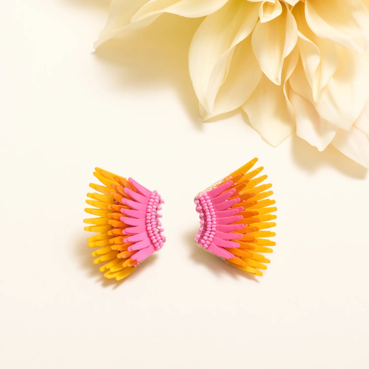 Triple Ombre Layered Mini Madeline in Orange/Pink