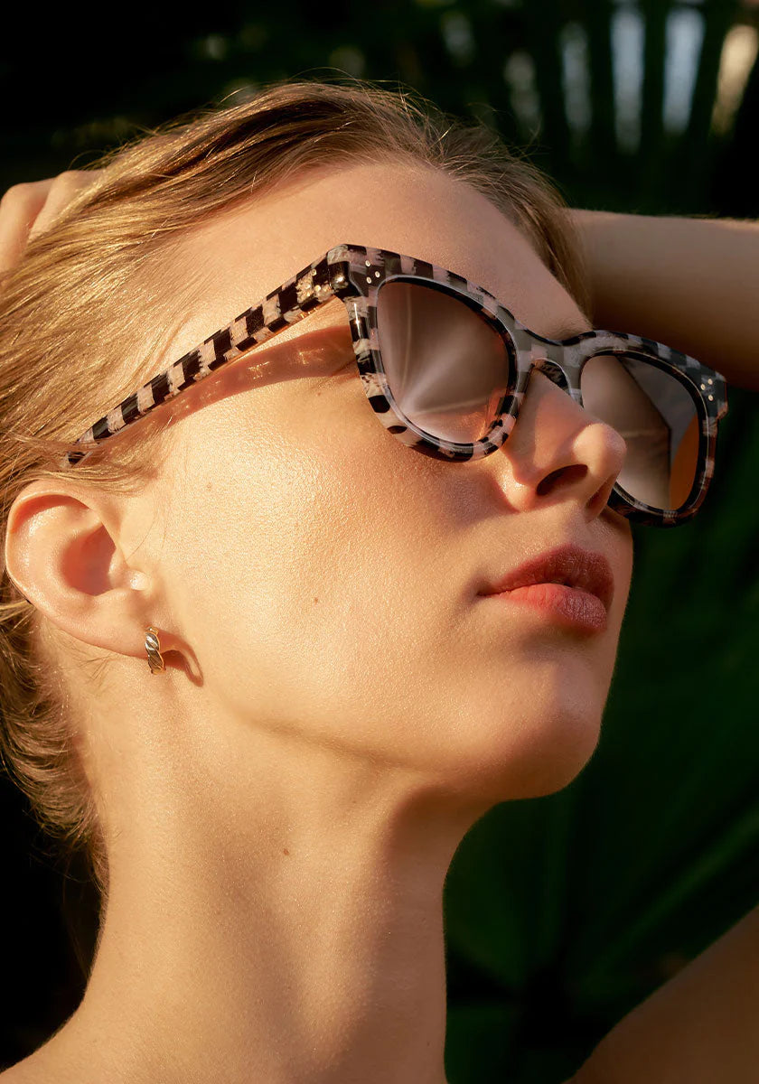 Jena in Harlequin + Harlequin over Petal