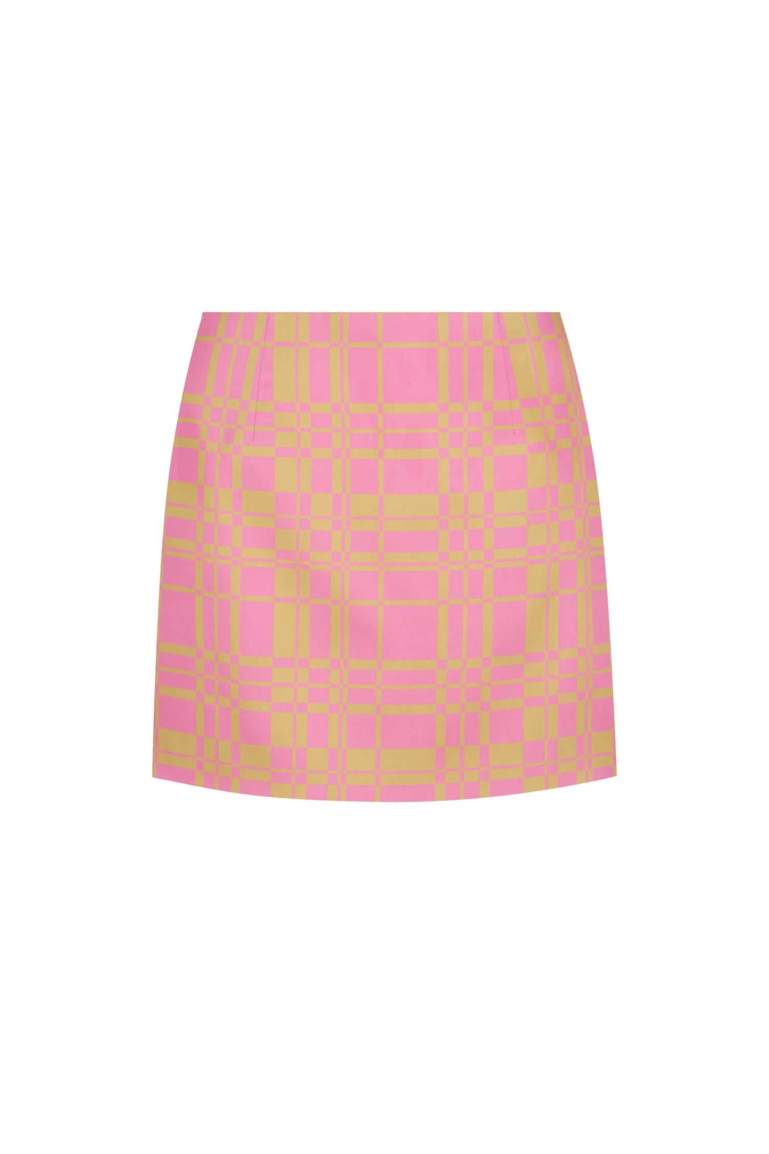 Arava Skirt in Pink Checker
