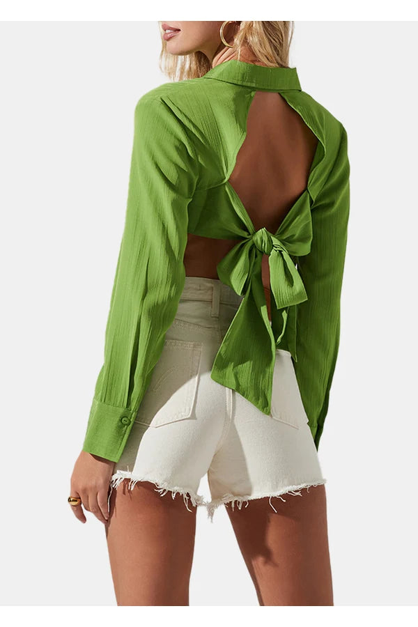 Romilda Top In Green Apple