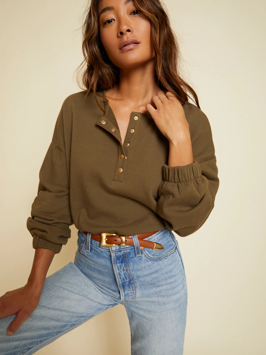 Callan Sweatshirt in Lagoon Green
