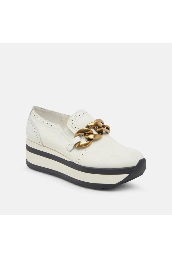 Jhenee Sneakers in White Leather