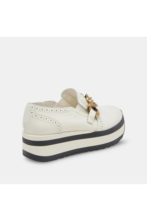 Jhenee Sneakers in White Leather