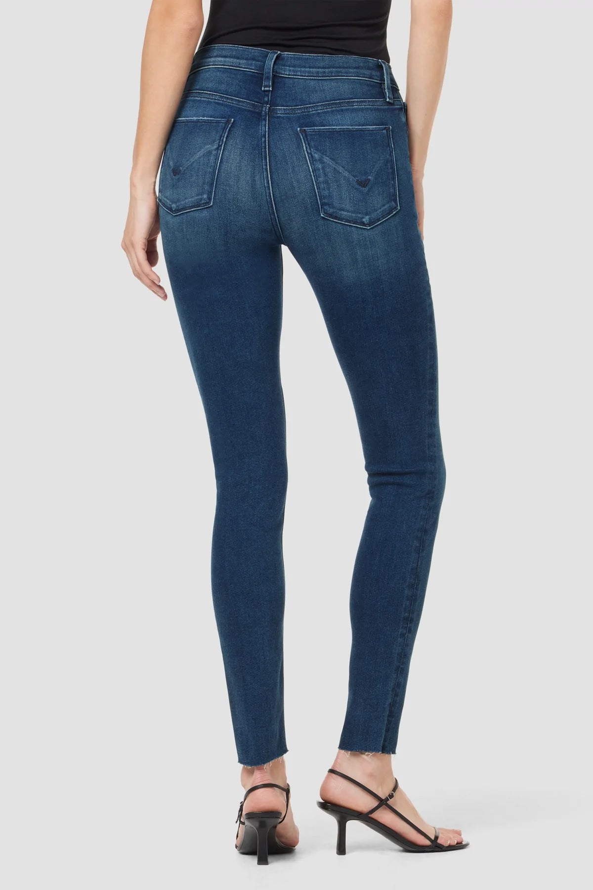 Barbara High-Rise Super Skinny Ankle in Eternal Clean