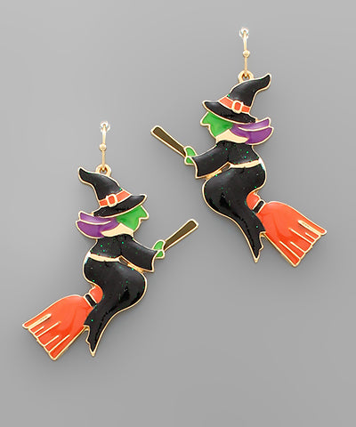Halloween Witch Earrings