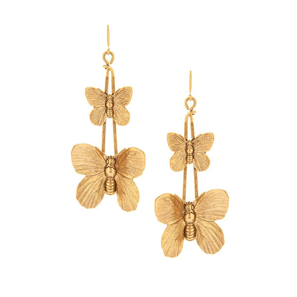 Butterfly Holds Butterfly Earrings
