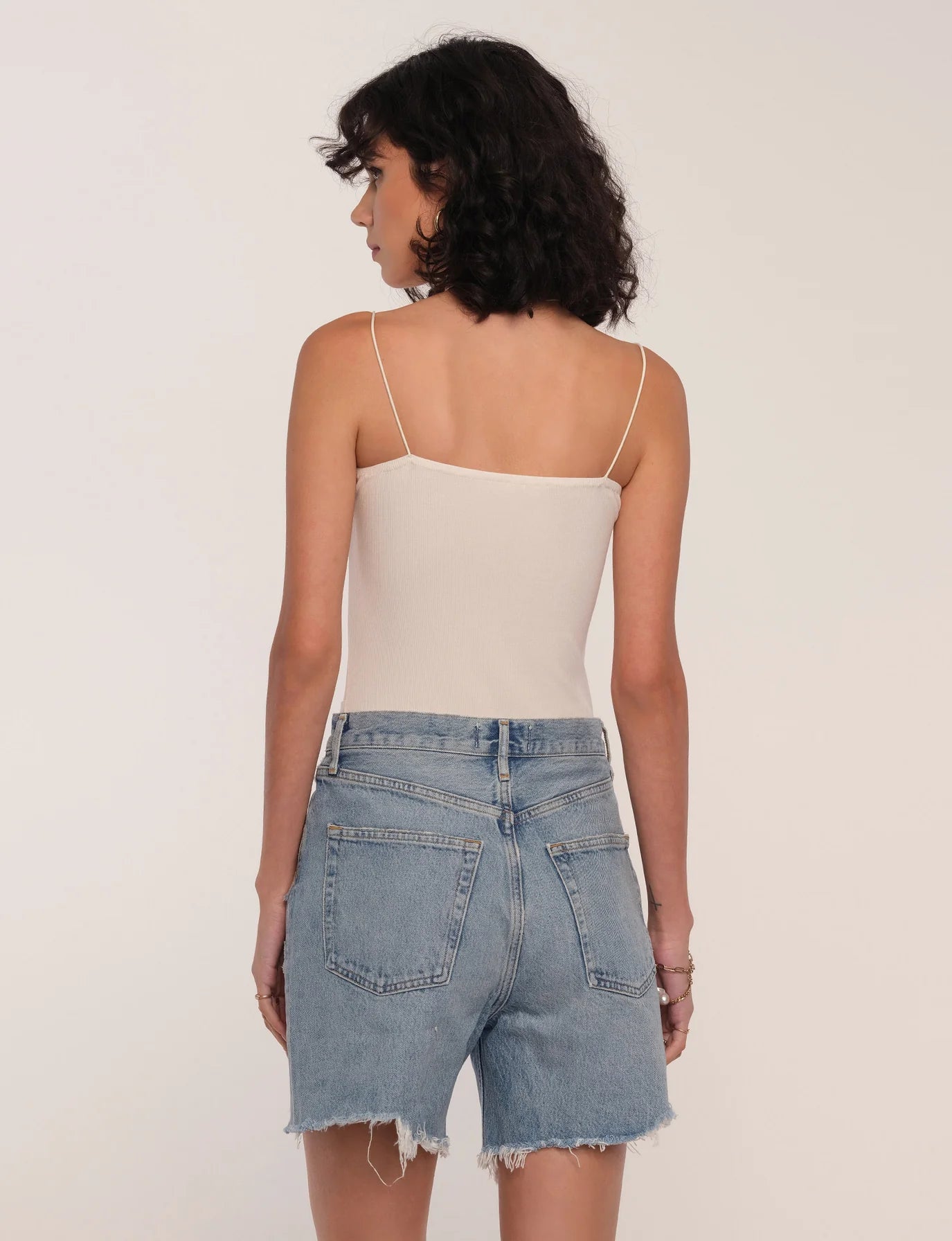 The Camille Bodysuit in Stone