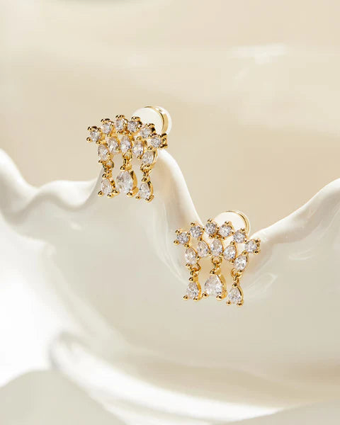 Colette Shaker Studs in Gold