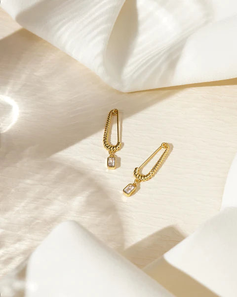 The Francois Safety Pin Earrings