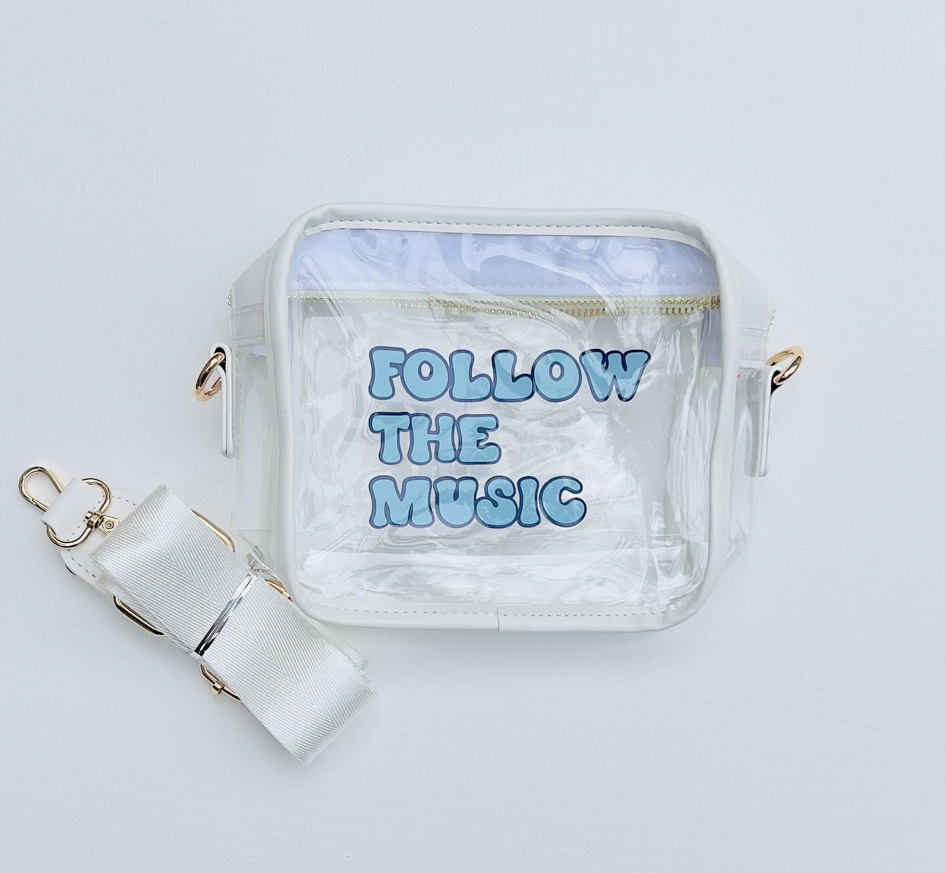 Follow The Music Clear Bag